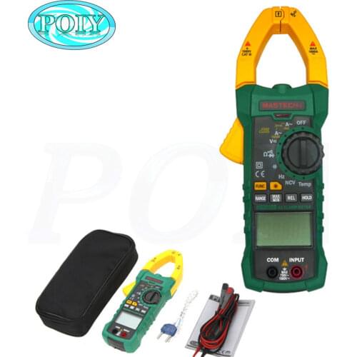 MASTECH MS2015B 1000A AC Clamp Meters with Resistance,Capacitance,Frequency,Temperature and NCV Test