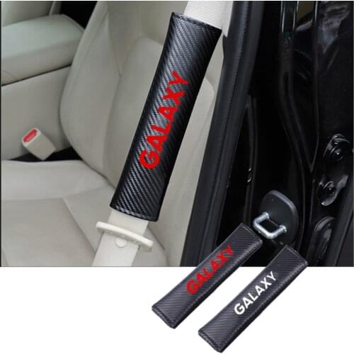 PU Fashion Car Seat belt shoulder Pads Car Seat Belt Cover for Ford Galaxy