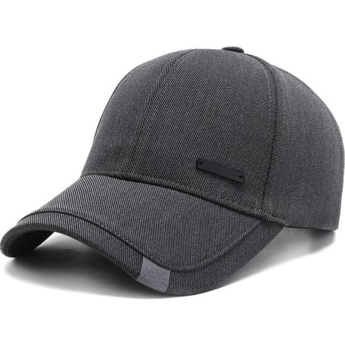 Mens Baseball Cap Cotton Simple Casual Sunscreen Summer Outdoor Sports Hat FK88
