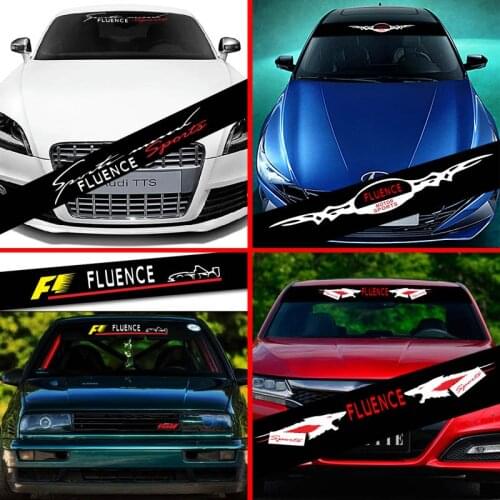 Car Front Windshield Sticker For Renault Fluence Prevent Sunlight Reflection Decoration Decals Car Accessories
