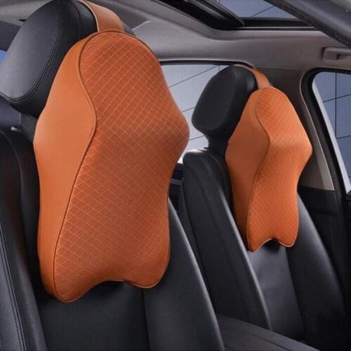 Auto Car Seat pillow headrest cushion neck support Universal Fit SUV sedans front/back seat automotive parts space memory foam