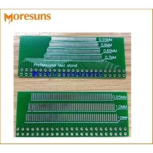 Fast Free Ship 100pcs/lot Powerful LCM,TFT LCD Universal Test Board adapter plate 46p 0.5 -1.05 spacing pcb board