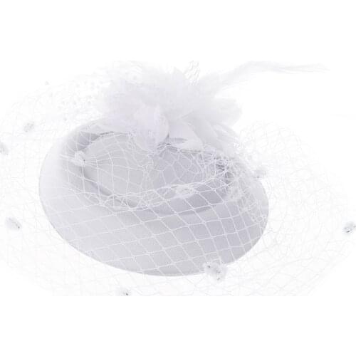 Fascinators Hair Clip Headband Pillbox Hat Bowler Feather Veil Wedding Party New