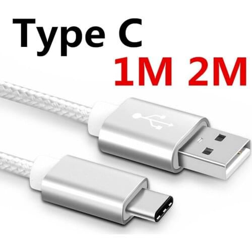 1M 2M Type C Cable For Samsung Galaxy S8 S8Plus S9 S9plus S8 Plus Note 8 Data Sync Long Charging Wire Phone Charger Cable