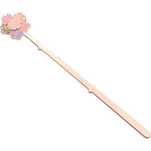 1pcs Creative Sakura Colorful Bookmark Gift Stationery School Office Supply