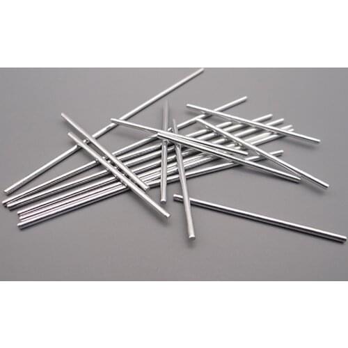 10/100pcs 2*100mm model axle gear shaft drive shaft diameter 2mm iron shaft axle DIY toy accessories baby toys for children