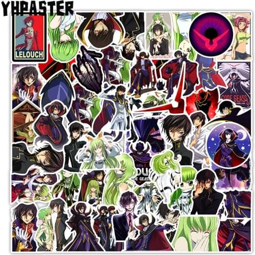 10/30/50Pcs CODE GEASS Lelouch of the Rebellion Japan Anime Stickers For kid Moto Laptop Skateboard Mobile Guitar Manual Album