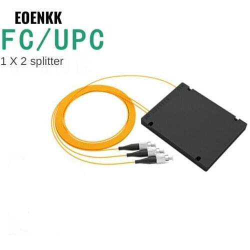 1X2 PLC Box type optical fiber splitter Single-core single-mode optical splitter Factory Wholesale