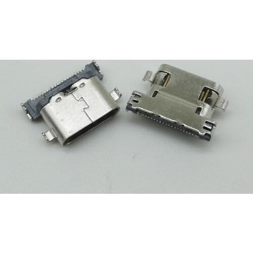 2pcs/lot Type-C USB Charging Port Connector Plug micro Jack Socket Dock For LG V20 F800L H910 H915 H990 LS997 US996