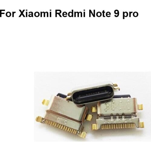 4pcs For Xiaomi Redmi Note 9 pro USB Jack Connector Phone Charging socket For Xiaomi Redmi Note 9pro USB Port Parts