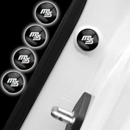 4Pcs Silicone Door Shock-Absorbing Anti-Noise Gasket Sticker For Mazda MS 2010-2021 Shockproof Cushion Stickers Car Styling