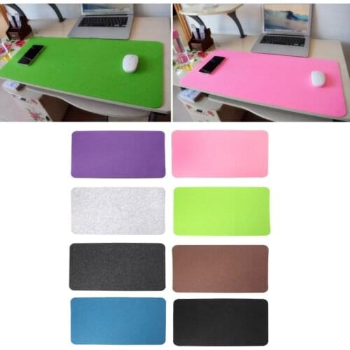 67x33cm Solid Color Large Felt Cloth Mouse Pad Non-slip Mouse Pad Mouse Mat for Computer Office Desk pad 8 Colors C26