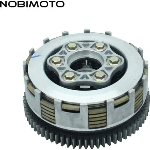 70 Teeth Clutch Engine 6 Slices Thick Gear Clutch CG/CB200 Fit For ZS LC LF CG200 Water-cooled Engine Off Road Motocross LH-112