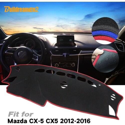 Car Avoid Light Pad Dashboard Cover Interior Dash Desk Instrument Platform Cushion No-Slip Mat For Mazda CX-5 CX5 KE 2012-2016