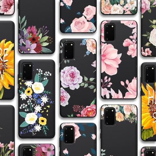 Flower Case for Samsung Galaxy S21 A51 S20 A50 A71 A70 A12 A21S S10 S9 S8 A20 A30 S10e Note 20 10 8 9 Plus Ultra Lite Luxury TPU