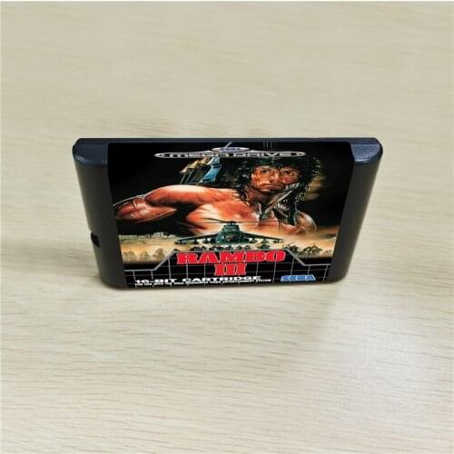 Ramboed III - 16 bit MD Games Cartridge For MegaDrive Genesis console