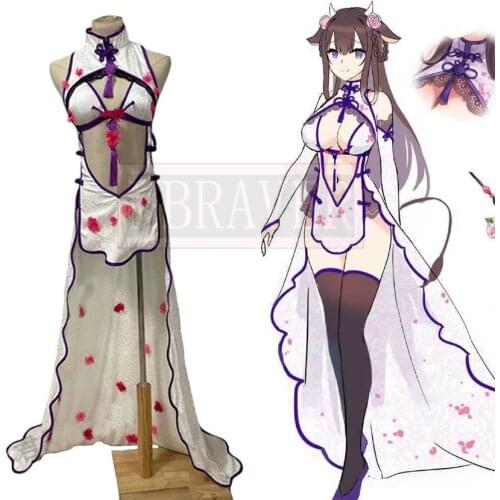 Game Azur Lane IJN Kashino Cosplay Costume Party Christmas Halloween Custom Made Any Size