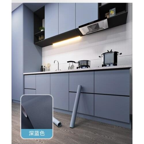 Oilproof Cabinet Table Countertop Furniture Renovation New Style Thick Sticker Kitchen Self-adhesive Decorative Films BG50DF