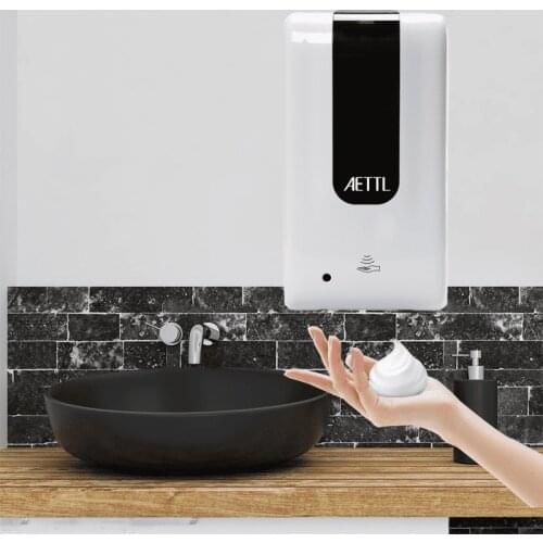 Wall Mounted Contactless Inductive Gel Foam Spray Automatic Soap Dispenser 1200ML Kitchen Bathroom Accessories Foam Dispenser