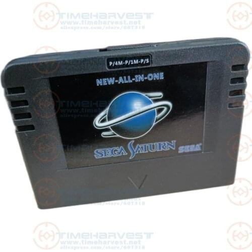NEW-ALL-IN-1 SEGA SATURN Game Card SS cartridges with Direct reading Accelerator Goldfinger function Pseudo KAI 4MB 8MB memory