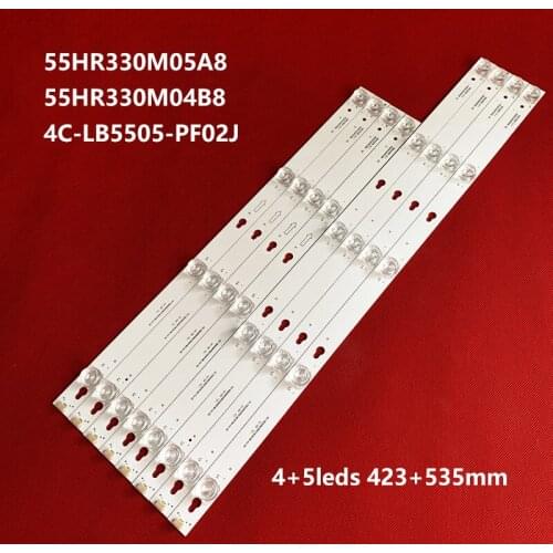 New Kit 8 PCS strip LED Backlight for L55P2-UDN TOT-55D2900 JL.D55051330-004ES-M JL.D55041330-004ES-M B55A658U 55U6700C 55D2900