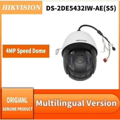 Original Hikvision DS-2DE5432IW-AE(S5) 5-Inch 4 MP 32X Powered by DarkFighter IR Network Speed Dome POE
