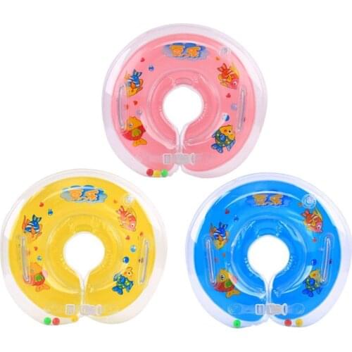 Swimming Baby Accessories Neck Ring Tube Safety Infant Float Circle for Bathing Inflatable Neck Ring Tube Float Circle Water Toy