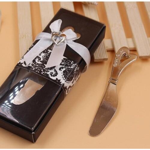Spread The Love Heart-Shaped Handle Spreaders Spreader Butter Knives Knife Wedding Gift Favors LX4521