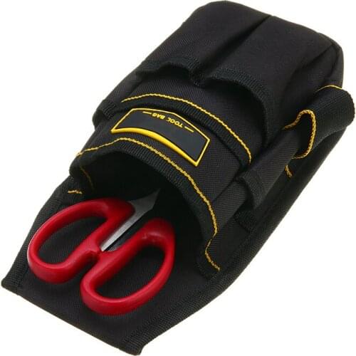Oxford Cloth Drill Screwdriver Holder Bag Electrician Tool Bags Waist Pocket Pouch Belt Repair Tool Storage Bags
