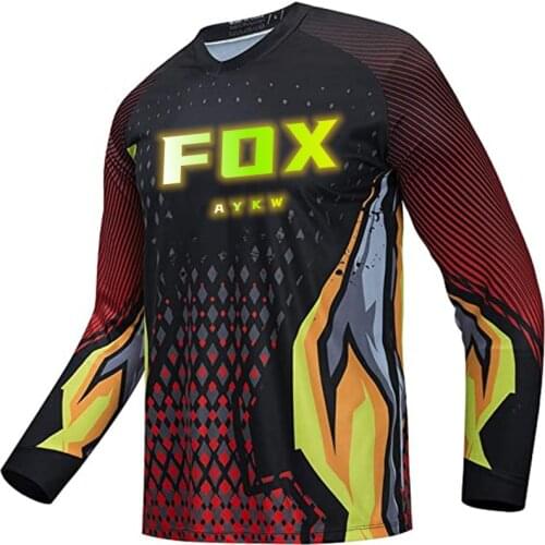 Cycling Enduro Mtb Shirt Downhill T-shirt Camiseta Motocross Mx Mountain Bike Clothing 2021 FOX FLEXAIR SHORT SLEEVE JERSEY