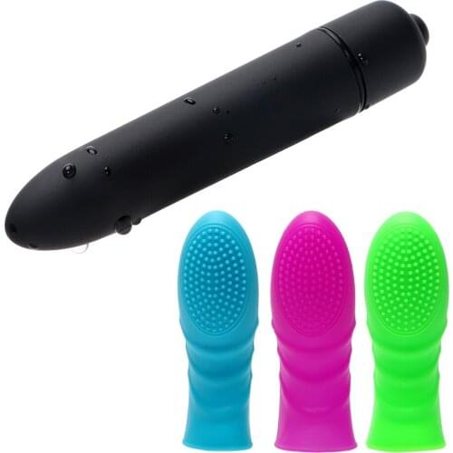 Bullet Vibrator Dildo Foreplay Vagina Stimulation G-Spot Massager Finger Clitoris Sex Toys For Women Masturbation Couple Game