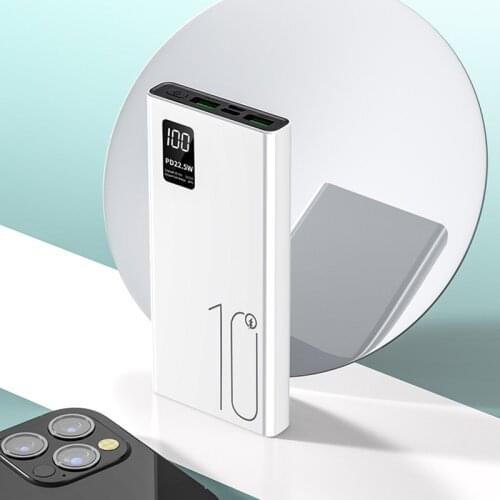 10000mAh Ultra Silm External Battery Power Bank Led Digital Display Doule USB OUTPUT Powerbank For iPhone Samsung Huawei Xiaomi