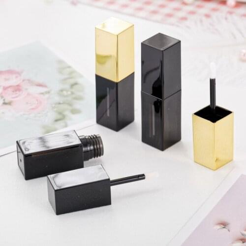 30pcs 5 ml Elegant Black Empty Lip Gloss Bottle DIY Empty Makeup Lipgloss Liquid Lipstick Case Beauty Makeup Tools 2 Colors