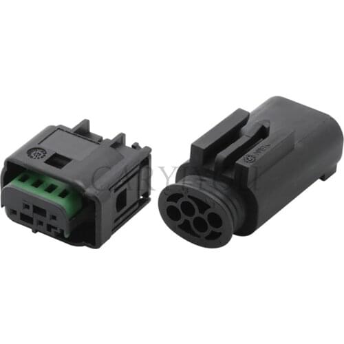 1Set TE Tyco AMP 4 Pin Male Female Waterproof Oxygen Sensor AV Video Audio Plug BMW Auto Connector 1-967640-1 2-967640-1