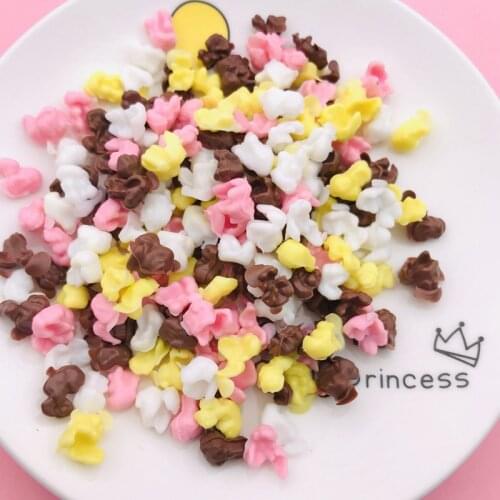 20g/Lot Hot Selling PVC Popcorn, Cute Corn Miniature Food for Crafts Making, Phone Deco, DIY Slime Filling