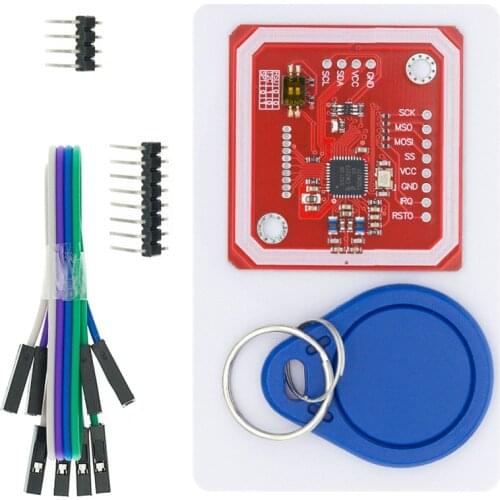 Free shipping 10pcs/lot PN532 NFC RFID Wireless Module V3 User Kits Reader Writer Mode IC S50 Card PCB Attenna I2C IIC SPI HSU
