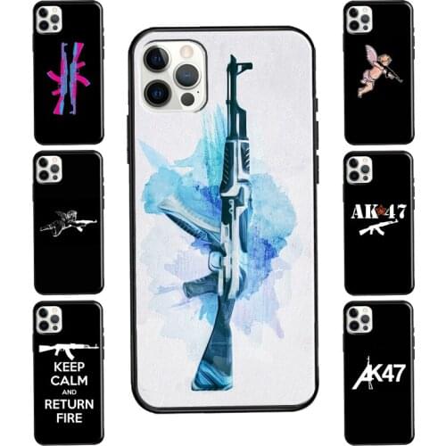 AK-47 For iPhone 12 Pro Max mini Case For iPhone 11 Pro Max XS 7 8 Plus X XR SE 2020 Cover