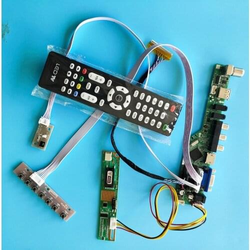 For B154EW04 V.4 30pin AV 1 lamps 15.4" Resolution TV Controller Board USB Digital Signal Interface Module VGA HDMI 1280X800