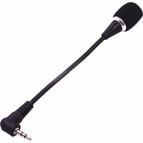 Mini 3.5mm Jack Flexible Microphone bending Mic For PC Laptop Notebook Skype