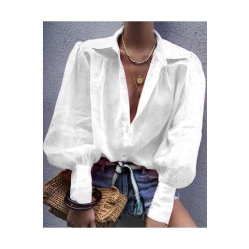 GuliriFei Womens White Shirts