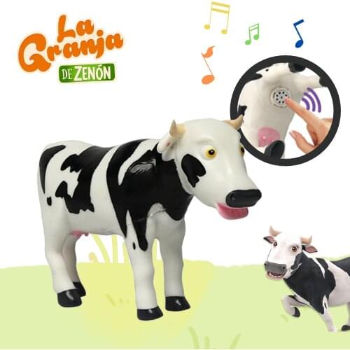 La Granja De Zenon Stuffed Plush Interactive Toys of Soft PVC-Vaca Lola