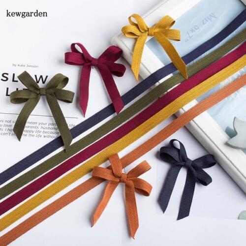 Kewgarden 1" 1.5" 3/8" Wave Pattern Polyester Ribbons Handmade Tape DIY Hairbow Brooch Earrings Accessories Packing Webbing 10Y