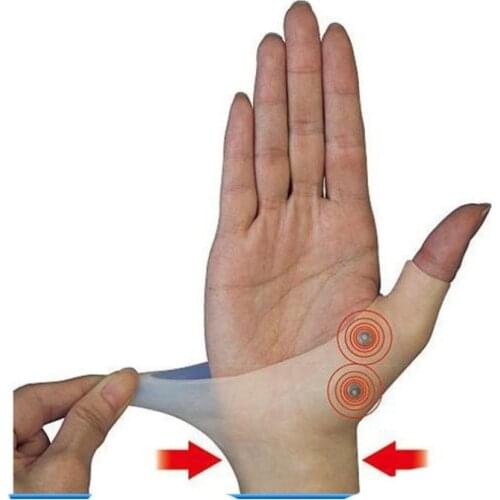 Magnetic Therapy Wrist Hand Thumb Support Gloves Silicone Gel Arthritis Pressure Corrector Massage Pain Relief Gloves Waterproof