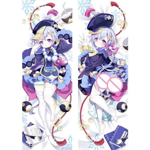 MMF Genshin Impact anime sexy Rosaria & Xiao Otaku Waifu Kawaii Girl pillow cover Dakimakura body pillowcase