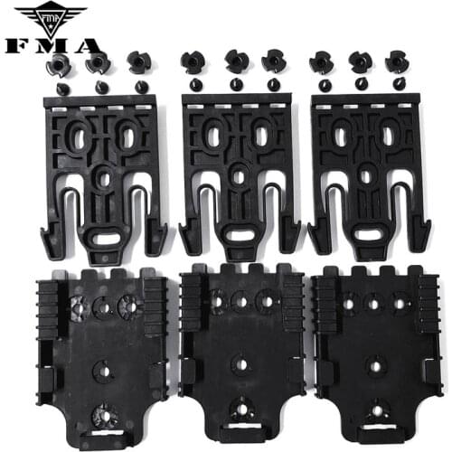FMA Best Safariland QLS Kit Holster Quick Locking System Kit Black Holster Accessories for Duty Holsters gun case Free Shipping
