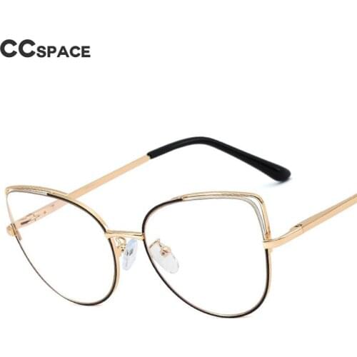 48283 Anti Blue Light Optical Glasses Frames Cat Eye Women Fashion Computer Eyeglasses