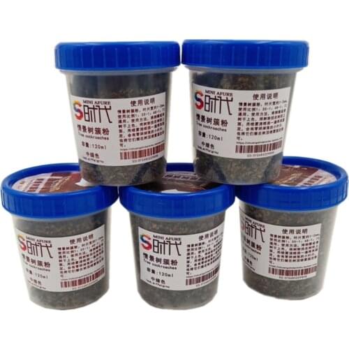 23g Miniatures Scatter Foliage Material for Railway Terrain Diorama Dollhouse Modification Accs