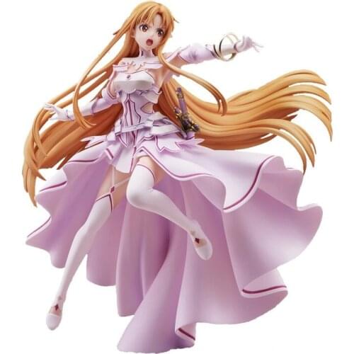Pre-Sale Sword Art Online Asuna Yuuki Hand-Made Model Decoration Doll Toy Anime Figure 23.5Cm Ornaments Collections Pvc Model