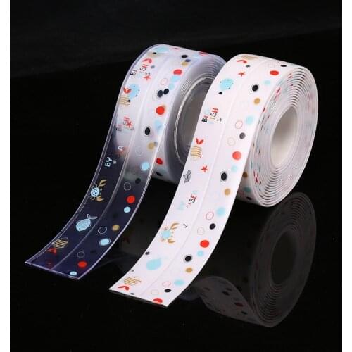 Self-adhesive Seam Tape Bathroom Shower Sink Sealing Strip Stickers Waterproof Wall Sticker for Kitchen Anti-mold Tape