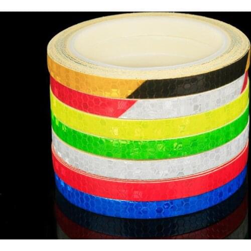 Bicycle Reflective Sticker Tape Noctilucent Waterproof Fluorescent Bike Decoration